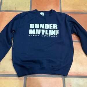 Dunder Mifflin Navy Crewneck Sweater